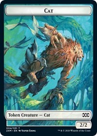 Cat // Copy Double-Sided Token (4 // 31) [Double Masters]