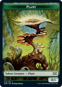 Plant // Treasure Double-Sided Token (16 // 27) [Double Masters]
