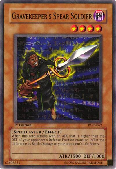 Gravekeeper's Spear Soldier (PGD-062) [Pharaonic Guardian]