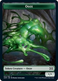 Ooze // Tuktuk the Returned Double-Sided Token (15 // 28) [Double Masters]