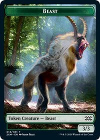 Beast // Thopter (026) Double-Sided Token (13 // 26) [Double Masters]