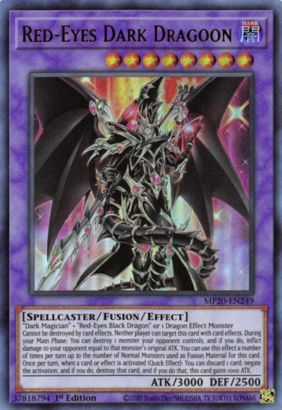 Red-Eyes Dark Dragoon (MP20-EN249) [2020 Tin of Lost Memories]