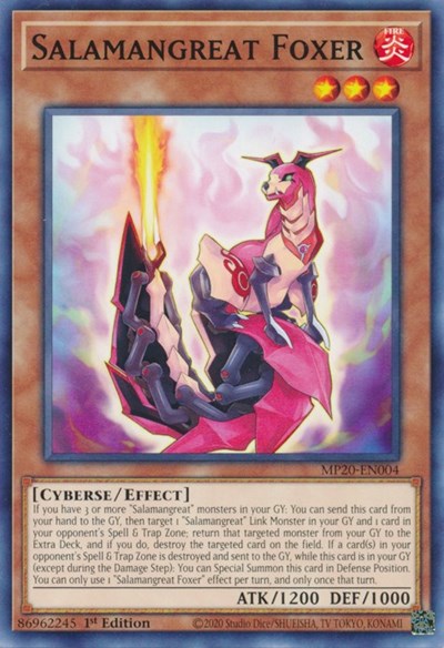 Salamangreat Foxer (MP20-EN004) [2020 Tin of Lost Memories]