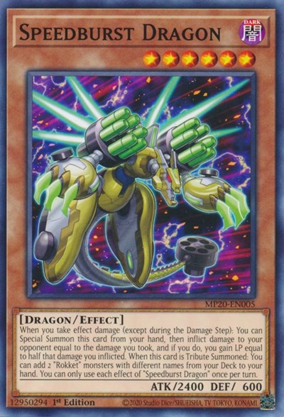 Speedburst Dragon (MP20-EN005) [2020 Tin of Lost Memories]