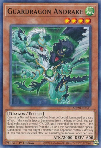 Guardragon Andrake (MP20-EN011) [2020 Tin of Lost Memories]