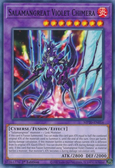 Salamangreat Violet Chimera (MP20-EN016) [2020 Tin of Lost Memories]