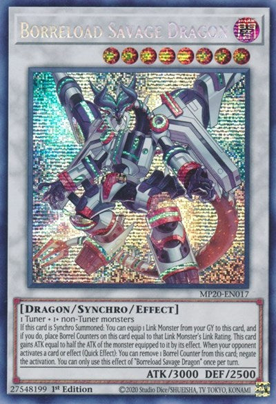Borreload Savage Dragon (MP20-EN017) [2020 Tin of Lost Memories]