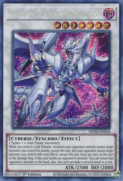 Cyberse Quantum Dragon (MP20-EN018) [2020 Tin of Lost Memories]