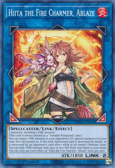 Hiita the Fire Charmer, Ablaze (MP20-EN024) [2020 Tin of Lost Memories]