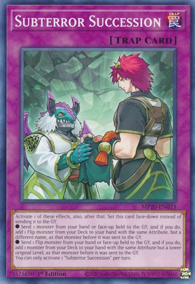 Subterror Succession (MP20-EN033) [2020 Tin of Lost Memories]