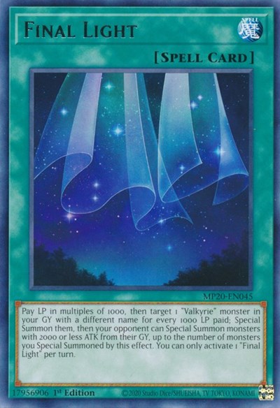 Final Light (MP20-EN045) [2020 Tin of Lost Memories]