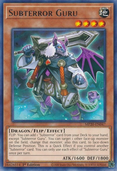 Subterror Guru (MP20-EN047) [2020 Tin of Lost Memories]