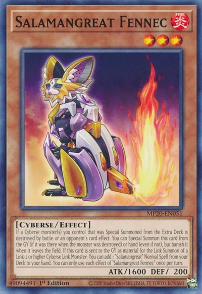 Salamangreat Fennec (MP20-EN051) [2020 Tin of Lost Memories]