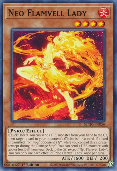 Neo Flamvell Lady (MP20-EN056) [2020 Tin of Lost Memories]