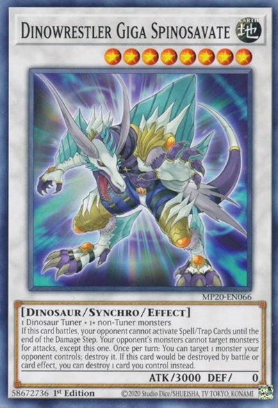 Dinowrestler Giga Spinosavate (MP20-EN066) [2020 Tin of Lost Memories]