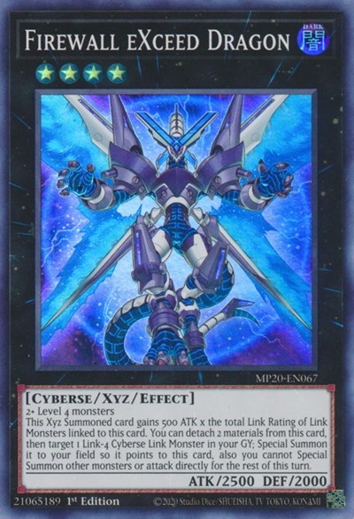 Firewall eXceed Dragon (MP20-EN067) [2020 Tin of Lost Memories]