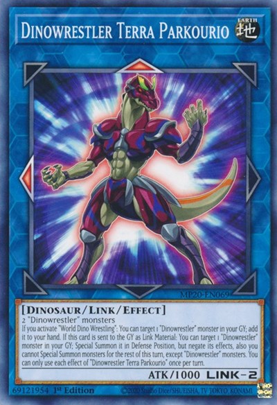 Dinowrestler Terra Parkourio (MP20-EN069) [2020 Tin of Lost Memories]