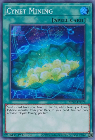 Cynet Mining (MP20-EN072) [2020 Tin of Lost Memories]