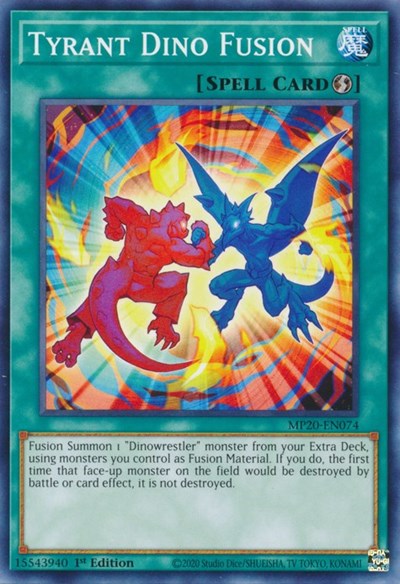 Tyrant Dino Fusion (MP20-EN074) [2020 Tin of Lost Memories]