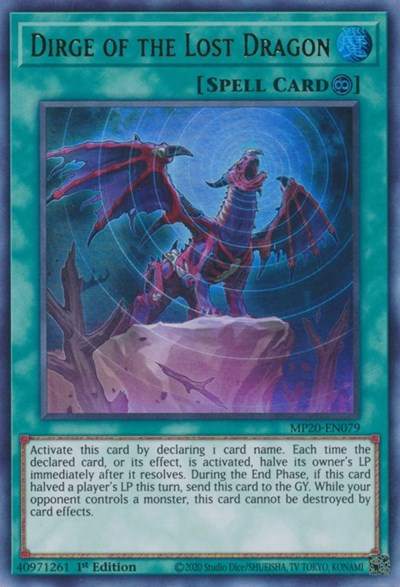 Dirge of the Lost Dragon (MP20-EN079) [2020 Tin of Lost Memories]