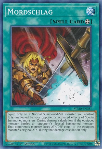 Mordschlag (MP20-EN081) [2020 Tin of Lost Memories]