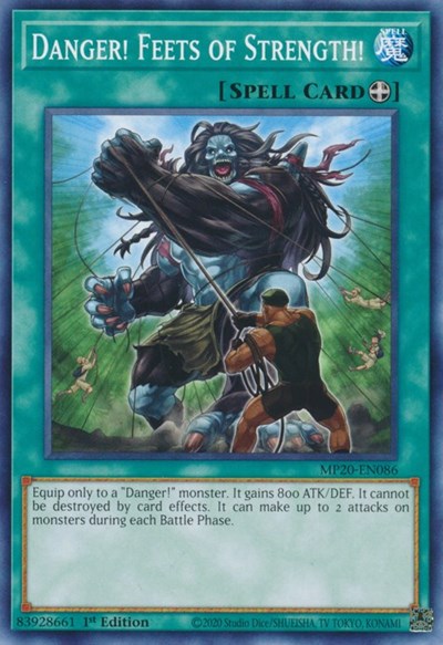 Danger! Feets of Strength! (MP20-EN086) [2020 Tin of Lost Memories]