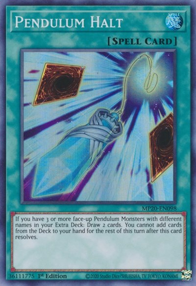 Pendulum Halt (MP20-EN098) [2020 Tin of Lost Memories]