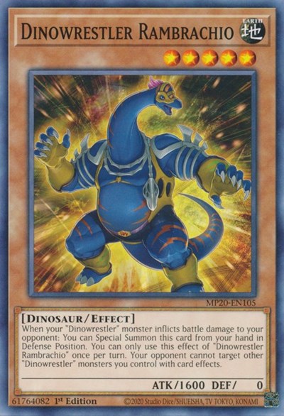 Dinowrestler Rambrachio (MP20-EN105) [2020 Tin of Lost Memories]