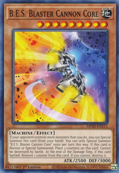 B.E.S. Blaster Cannon Core (MP20-EN111) [2020 Tin of Lost Memories]