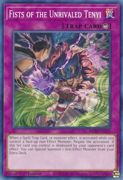 Fists of the Unrivaled Tenyi (MP20-EN135) [2020 Tin of Lost Memories]