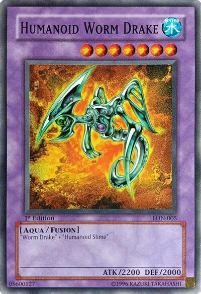 Humanoid Worm Drake (LON-005) [Labyrinth of Nightmare]