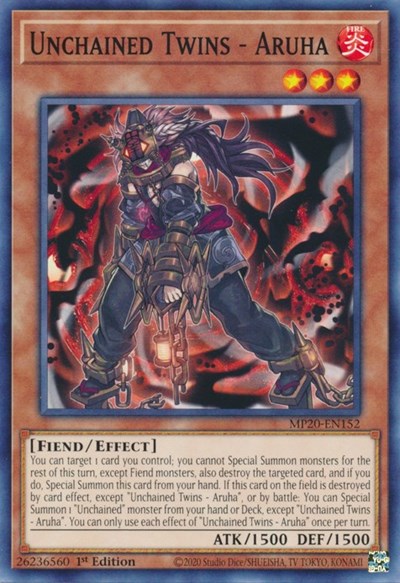 Unchained Twins - Aruha (MP20-EN152) [2020 Tin of Lost Memories]