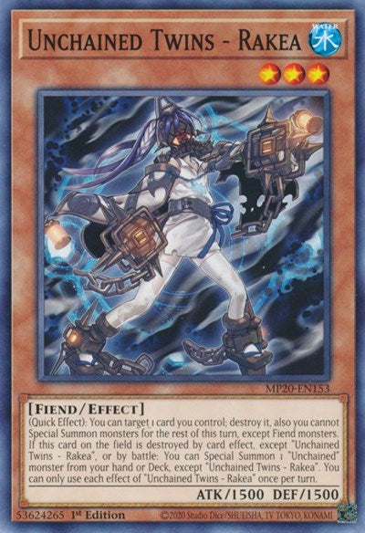 Unchained Twins - Rakea (MP20-EN153) [2020 Tin of Lost Memories]