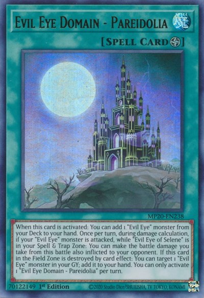 Evil Eye Domain - Pareidolia (MP20-EN238) [2020 Tin of Lost Memories]