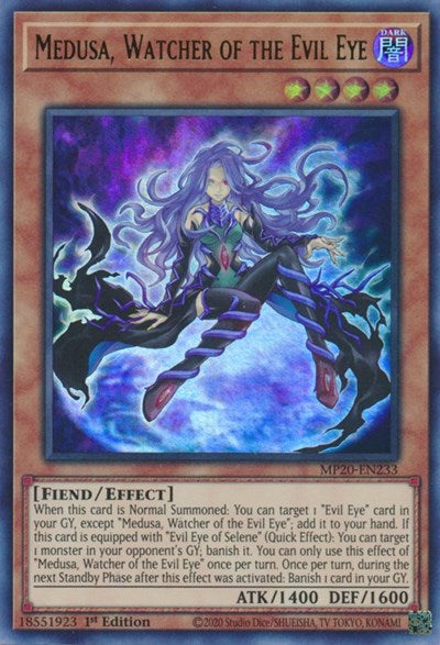 Medusa, Watcher of the Evil Eye (MP20-EN233) [2020 Tin of Lost Memories]