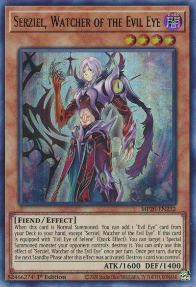 Serziel, Watcher of the Evil Eye (MP20-EN232) [2020 Tin of Lost Memories]