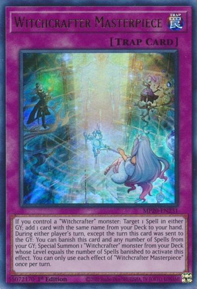 Witchcrafter Masterpiece (MP20-EN231) [2020 Tin of Lost Memories]