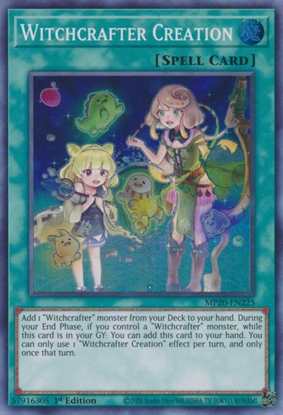Witchcrafter Creation (MP20-EN225) [2020 Tin of Lost Memories]