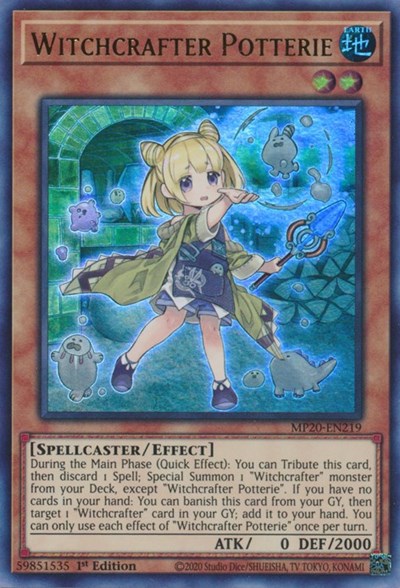 Witchcrafter Potterie (MP20-EN219) [2020 Tin of Lost Memories]