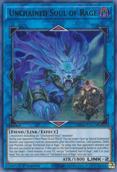 Unchained Soul of Rage (MP20-EN173) [2020 Tin of Lost Memories]