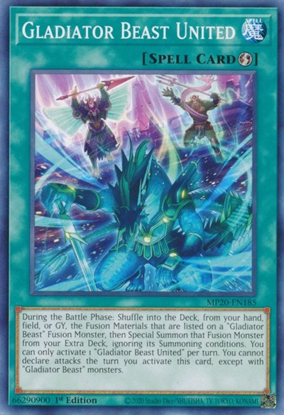 Gladiator Beast United (MP20-EN185) [2020 Tin of Lost Memories]