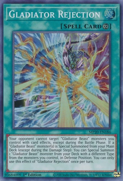Gladiator Rejection (MP20-EN186) [2020 Tin of Lost Memories]