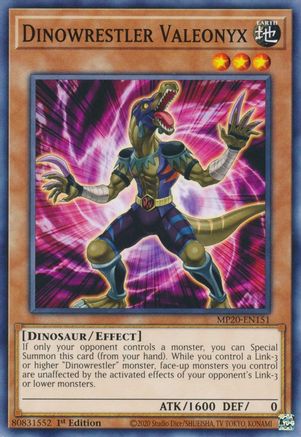 Dinowrestler Valeonyx (MP20-EN151) - 2020 Tin of Lost Memories 1st Edition