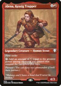Alena, Kessig Trapper (Foil Etched) (570) [Commander Legends]