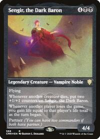 Sengir, the Dark Baron (Foil Etched) (568) [Commander Legends]