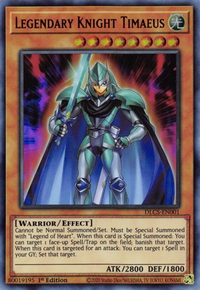 Legendary Knight Timaeus (DLCS-EN001) [Dragons of Legend: The Complete Series]