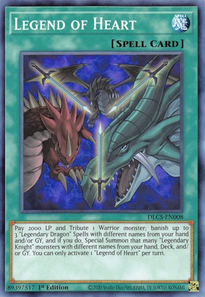 Legend of Heart (DLCS-EN008) [Dragons of Legend: The Complete Series]