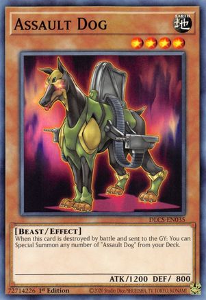 Assault Dog (DLCS-EN035) - Dragons of Legend: The Complete Series 1st Edition