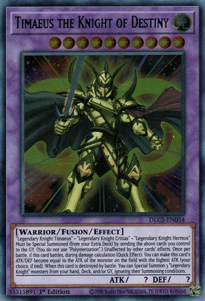 Timaeus the Knight of Destiny (DLCS-EN054) [Dragons of Legend: The Complete Series]