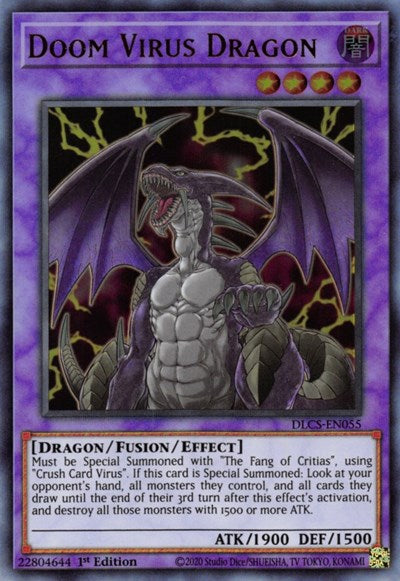 Doom Virus Dragon (DLCS-EN055) [Dragons of Legend: The Complete Series]